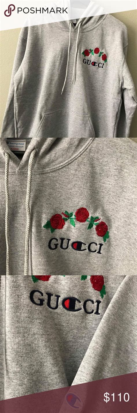 pink champion gucci hoodie|original Gucci hoodie.